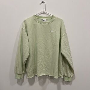 Nike Light Green Pullover Sweatshirt
